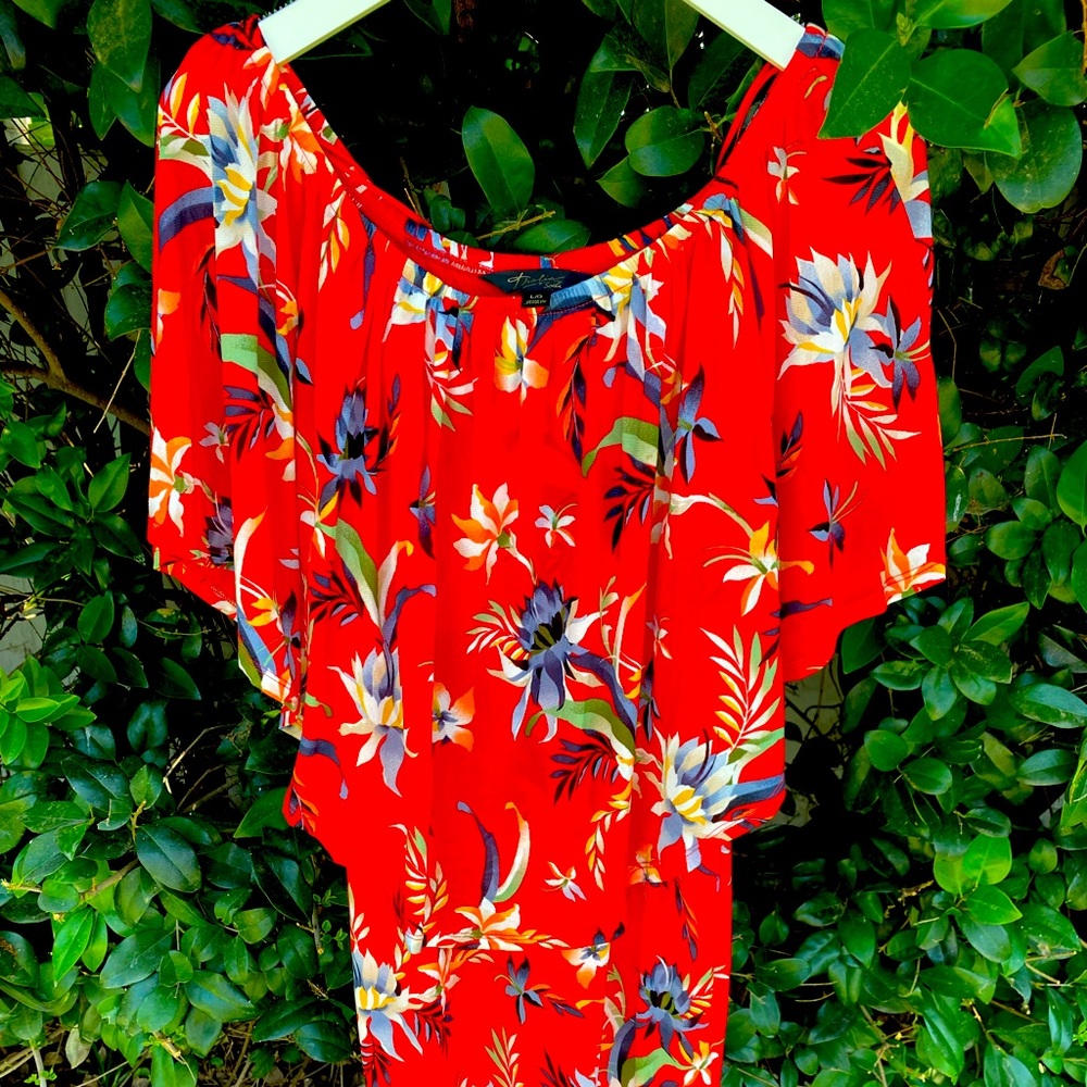 Tropical Floral Dress